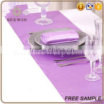 Chinese Wholesale Style Satin Sheer Table Runner photo-6