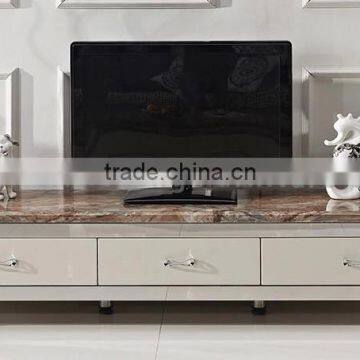 Living Room TV Stand Fireplace Marble Top photo-4