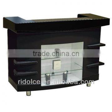 Pain Nail salon reception desk Painted finished acetone proof office table design receptionist table TKN-606