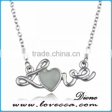 Hot Selling Women Jewelry Luminous Love Style Glowing Heart Necklace photo-3