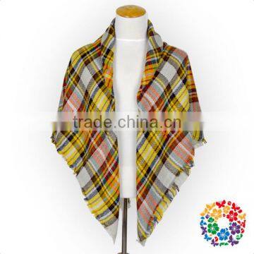 Hot Sale Fall/winter Women's Grid Knit Shawl and Scarf photo-3