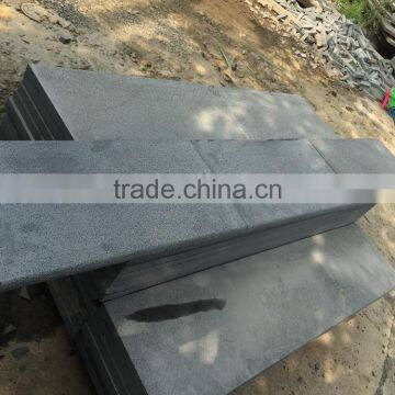 Black Stone Tiles Antique Black Basalt Stair Step Black Basalt Flooring Tile photo-5