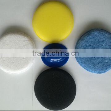 Microfiber circular sponge for cleaning car