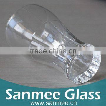 Embossed Old Fashion Style17.5oz Clear Beer Glass Wheat Beer Glass photo-2