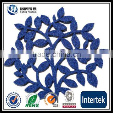 polyester shaped felt coaster