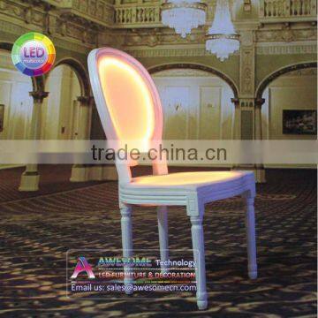 Pink Romantic Mood Louis Chair for Western Restaurant photo-3