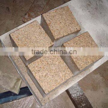 Natural G682 Yellow Granite Cobblestone