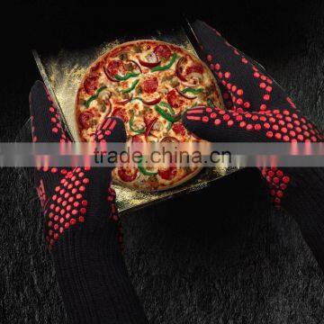 Non-Slip Kitchen Oven Mitts Heat Proof Gloves, Insulated Potholder for Cooking, Baking, Barbecue photo-3