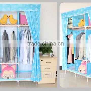 multi-functional space saving modular folding wardrobe