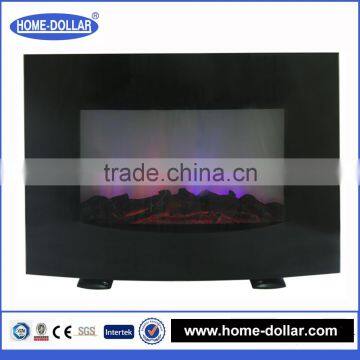 CE Certificated high efficiency europe multi fuel cast iron wood burning decorative electric fireplace