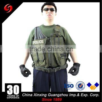 Hunting Military Molle Style Tactical Vest With 10 Pouches and Pistol Holster photo-3