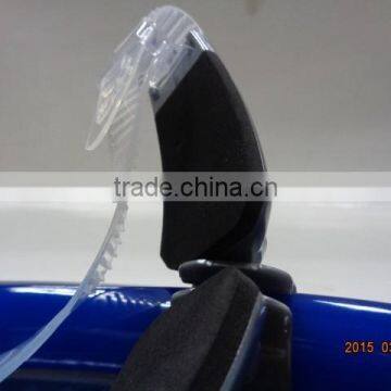 Professional Bendable Silicone Blue Swimming Frontal Snorkel for Adult, US Patened(SK-300) photo-5