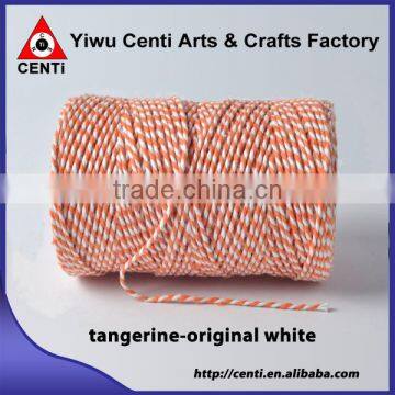 High Quality Double Colour Original Cotton Gift Packing Rope Bakers Twine photo-5