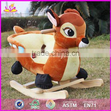 2017 New Design Cool Motorcycle Shape Wooden Baby Rocker Toy W16D110 photo-5