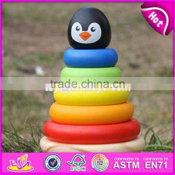 Girl Rainbow Stacker Wooden Educational Toys for Toddlers W13D135-S photo-2