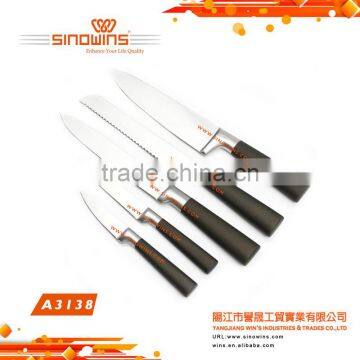 A3118 Practical 5pcs Stainless Steel Knife Set With Non-stick Coating photo-5
