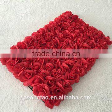 2016 Artificial Handmade Cloth Flower Wall in Weeding or Stage for Decoration photo-3