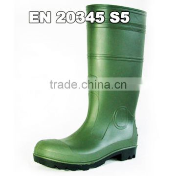 Pvc Wellies Safety Working Boots for Men photo-2