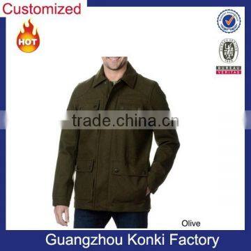 Street Men's Military Style Water-resistant Coat