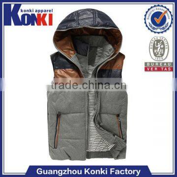 Fashional designed three color mens wool vests