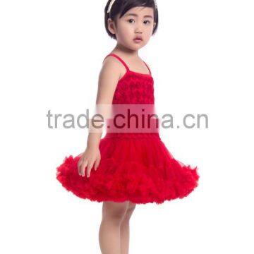 Baby Girls Red Rosettes Cotton Liner Petti Skirts Girls Party Dresses Baby Evening Dress For Kids Many Styles