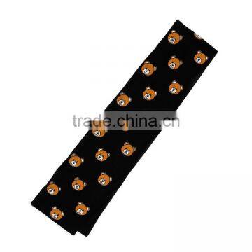 HAODUOYI Women Winter Teddy Bear Pattern Knit Warm Scarf for Wholesale photo-2