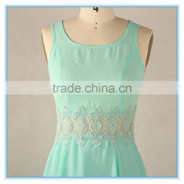 Girl's Elegant Casual Lace Sleeveless Dress photo-3