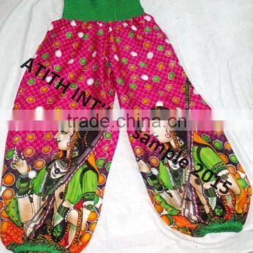 VISCOSE PRINTED TROUSERS ELASTICATED photo-4