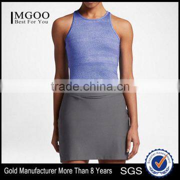 MGOO Design Your Own Logo Sleeveless Tank Top And Dress Sport Suit Sport Wear Women Dri Fit Clothing