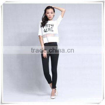 2017 high quality ladies sport pants fashion jogger leggings yoga pants