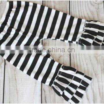 Hot Sale Strip Cotton Children's Clothing Pants Wholesale Girls Triple Ruffle Short Baby Girl Short Hot Pants photo-2