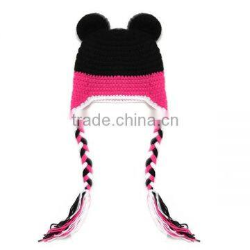 Baby Pictures Cat Ear Knitted Hat Fashion Winter Hat photo-2