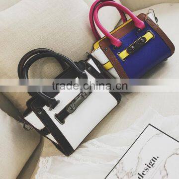 Zm50296b Europe Fashion Contrast Color Women Bag Handbag Single Shoulder Trendy Lady Bags