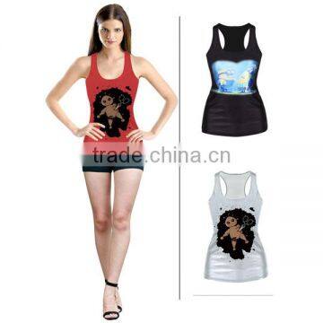 Breathable and Dry Fit Custom Gym Tank Top Printing Camisole photo-2