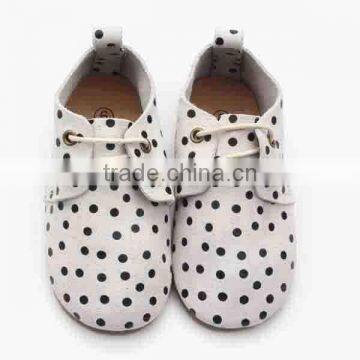 Print Leather Kids Shoes 2017 Rubber Sole With Baby Oxford Shoes photo-5