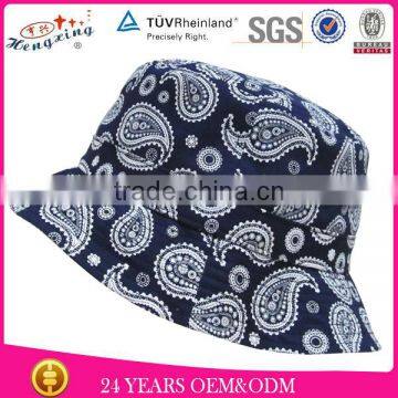 Short Brim Reversible Floral Cheap Bucket Hat/cap for Children photo-4