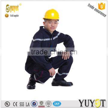 Safety Workwear Manufacturer 6OZ Navy Blue FR Fire Fighting Suit Nomex Suits photo-4