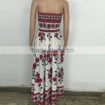 Women Sexy Dress Front Slit One-piece Dress photo-4