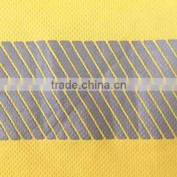 Hot Sale Custom Printed Polyester Safety hi Vis Micro Mesh Heat-applied Tape Reflective Polo Shirt photo-4