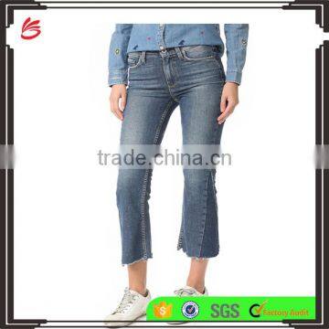 China wholesale high quality ladies jeans top design jeans women jeans wholesale authentic