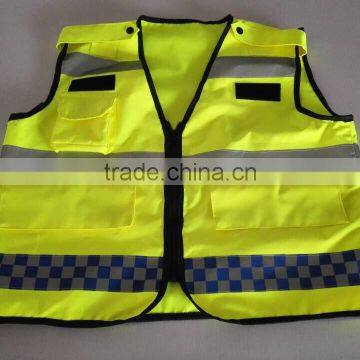 Field office waterproof reflective fashion vest with pocket