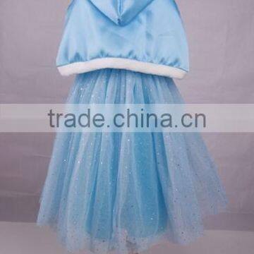 Children Party Cinderella Princess Dress With Cloak photo-2