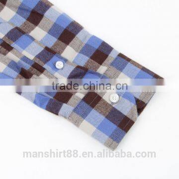 Mens Long Sleeve Plaid Casual Flannel Shirts photo-3