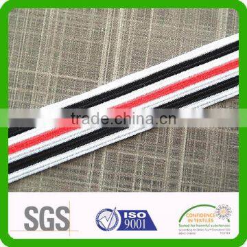 soft predyed yarn knitted colorway stripe elastic webbing