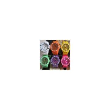 Fashion Silicone Ice Watch