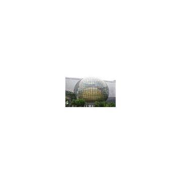 3mm - 19mm Curved Tempered Glass Sheets , Spherical Float Glass
