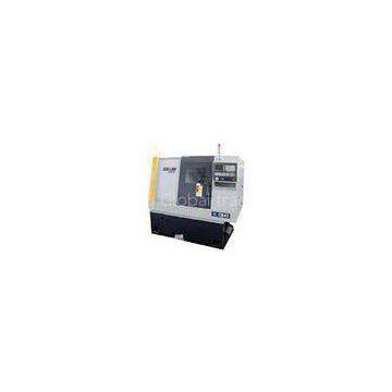1.5kw Horizontal CNC Lathe Machine with two axes Cylindrical , tapered and stepped turning
