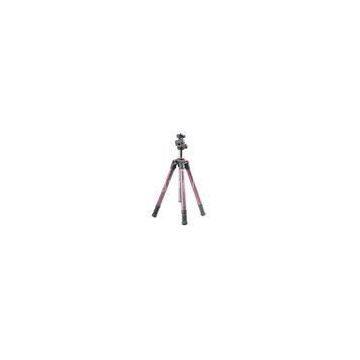 Hardened anodize stylish Pink color 395mm Professional Aluminum Digital Camera Tripod for travel lov