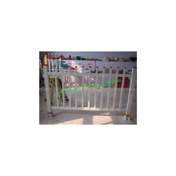 Security mesh fences with barriers
