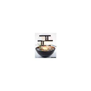 glass fountain(tabletop glass fountain,led light fountain)